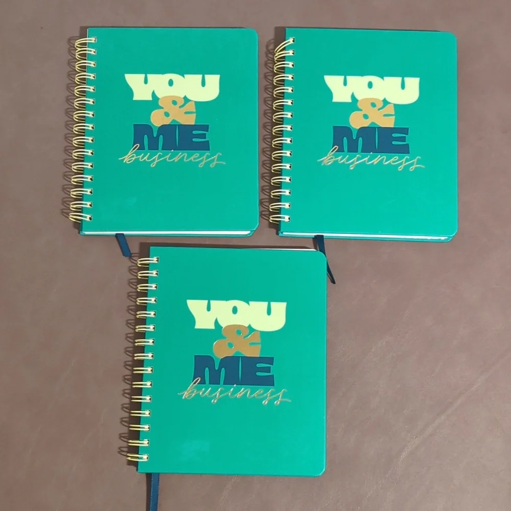 Stationery You & Me Journal - Tabitha Brown for Target Green Spiral Quantity 3